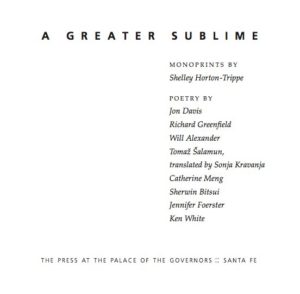 A Greater Sublime chapbook